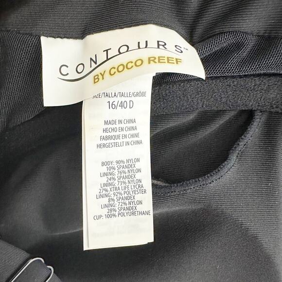 Contours by Coco Reef Shapemaker Arab Spice Swimwear Size 16 / 40D - Picture 10 of 10